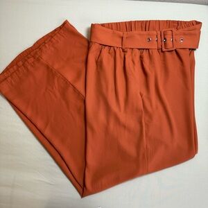 Forever21 Orange Belted Pants, size: S #42
